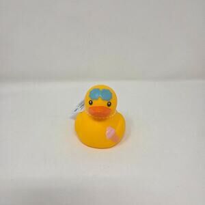Yellow Ice Cream Cone Rubber Duck